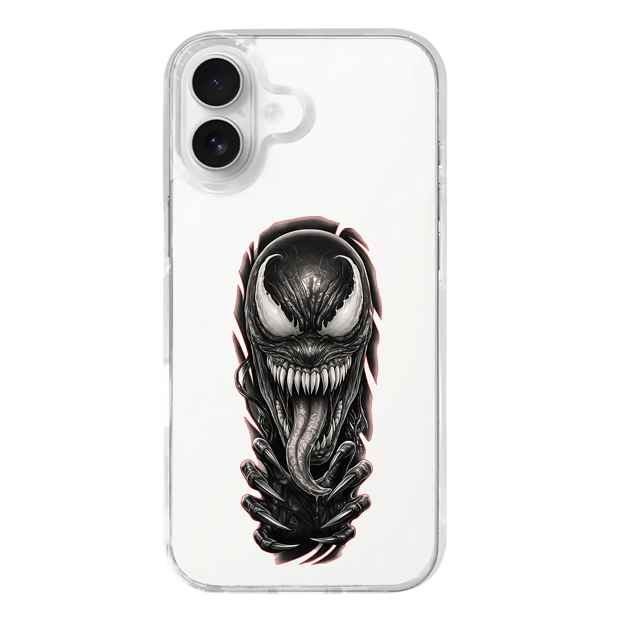 ヴェノム グッズ,ヴェノム - iPhone 17シリーズ 透明スマホケース – 薄型・耐衝撃・精密フィット保護カバー